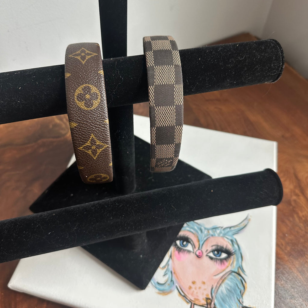 Upcycled LV Headbands