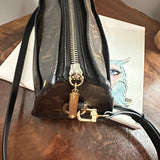 The East/West Crossbody - Vintage Monogram in Black
