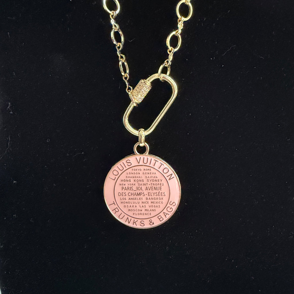 Upcycled Louis Vuitton Necklace