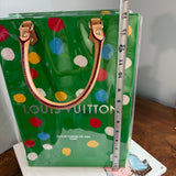 The LV Tote Bag - Special Green Yayoi Kusama Collection