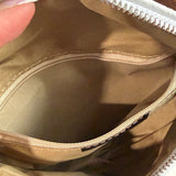 White Leather Prada Tag Sling/Fanny Pack Bag