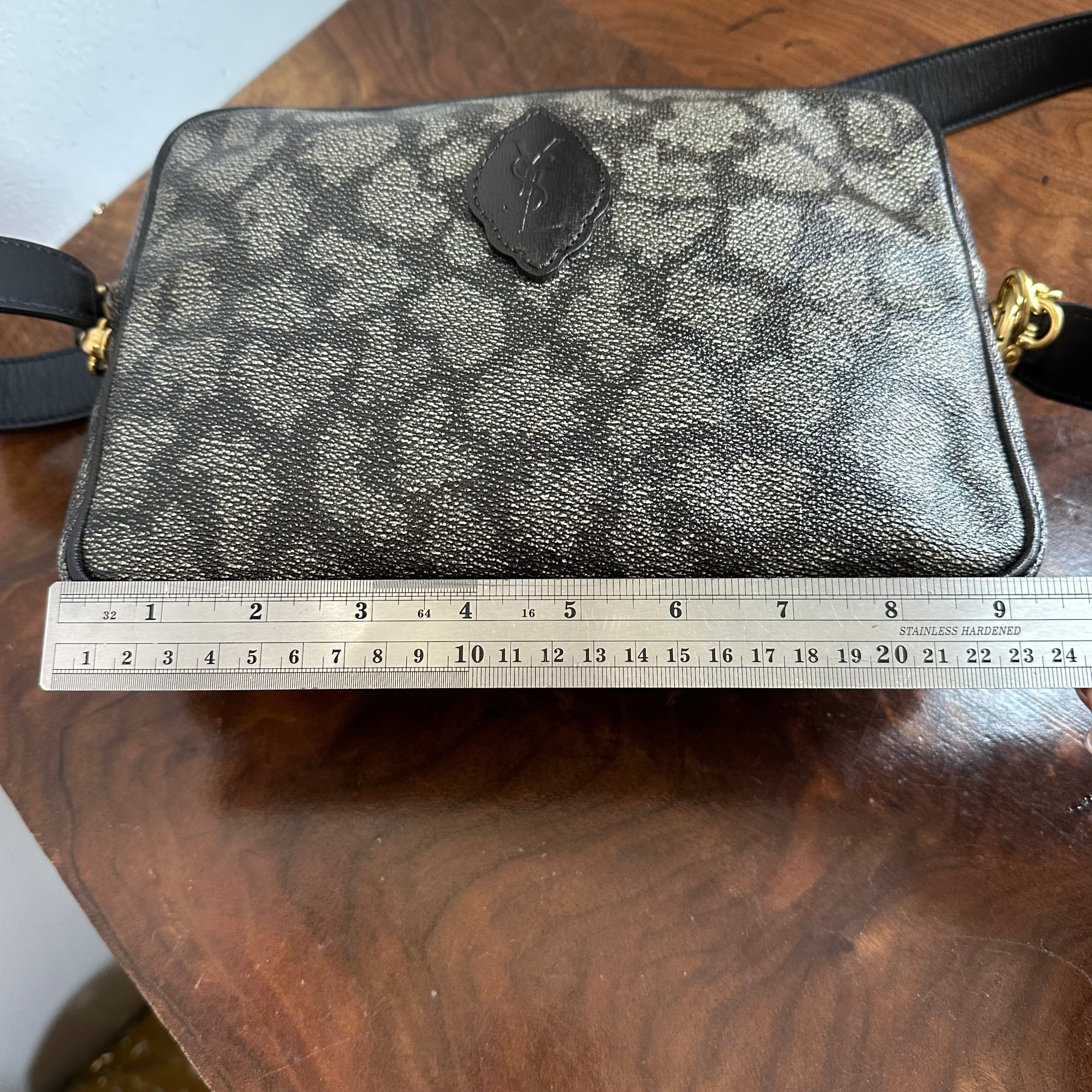 The Junco Crossbody - Vintage YSL in Giraffe Print