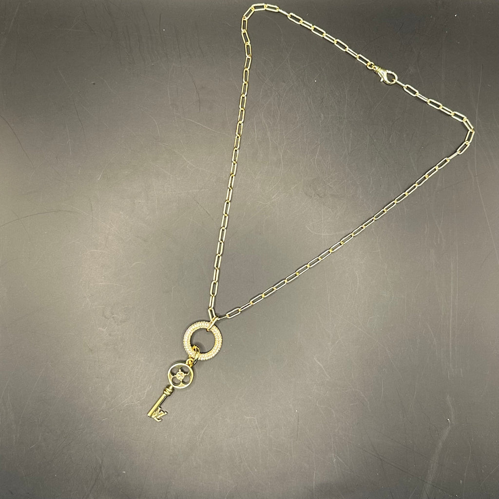 Repurposed LV Necklace