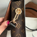 The Swift Crossbody - Vintage Monogram in Black