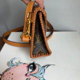 The Western Swan Crossbody - Vintage Monogram LV in Vachetta