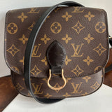 The Swift Crossbody - Vintage Monogram in Black