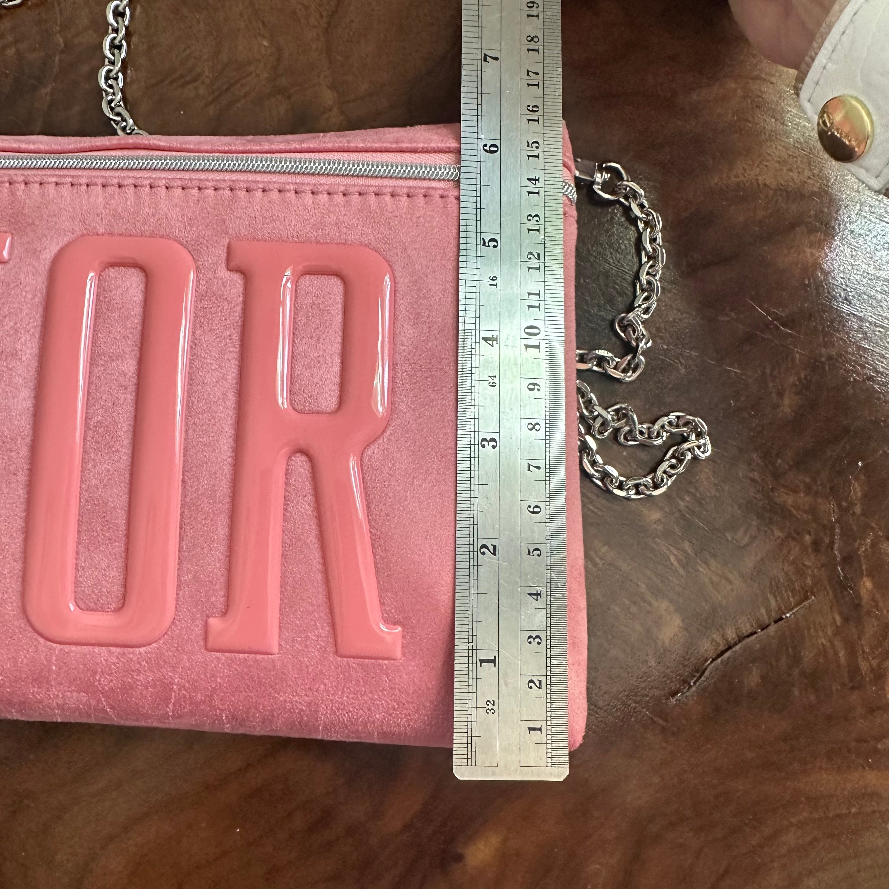 The Junco Crossbody Bag - Pink Suede in Dior