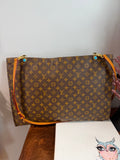 LOUIS VUITTON Monogram Garment Bag Insert with Leather Strap