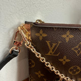 The Chick Crossbody - Upcycled LV in Monogram