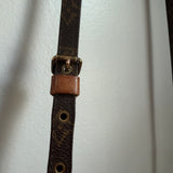 The Sparrow Crossbody Bag - Vintage LV Monogram  in Vachetta