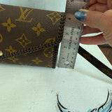 The Handmade Junco Crossbody - Vintage Monogram  LV in Dark Brown