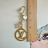 Upcycled LV Bag Charm Sets