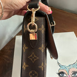 The Swift Crossbody - Vintage Monogram in Black