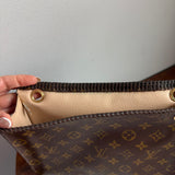 The Swan Crossbody - Vintage Monogram LV in Chocolate Brown