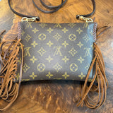 The Western Fringe Junco Crossbody - Vintage Monogram LV