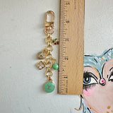 Upcycled LV Bag Charm Sets