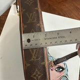 The Junco Crossbody - Vintage Monogram in Tan