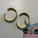Thinner Adjustable Bracelet Cuff in Gold