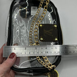 Take Me Out to the Ball Game Clear Fanny Pack/Sling Stadium Bag - Monogram LV