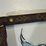 The Junco Wristlet Wallet - Upcycled LV Monogram