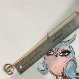 Upcycled Multicolored GG Charm on GF Chain Necklace