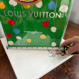 The LV Tote Bag - Special Green Yayoi Kusama Collection