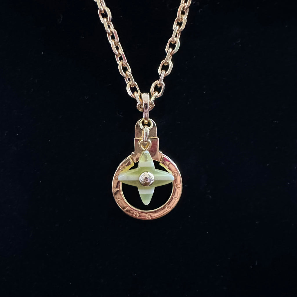 Upcycled LV Necklace
