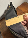 Black Nylon Prada Tag Sling/Fanny Bag