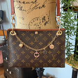 The Swan Crossbody - Vintage Monogram LV in Whiskey