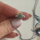 Upcycled Green/Silver GG Gucci Necklace