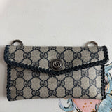 The Junco Wallet - Navy Vintage Gucci GG