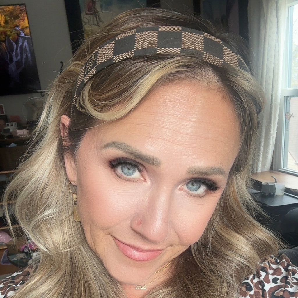 Upcycled LV Headbands