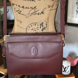 The Junco Crossbody - Vintage Cartier in Bordeaux
