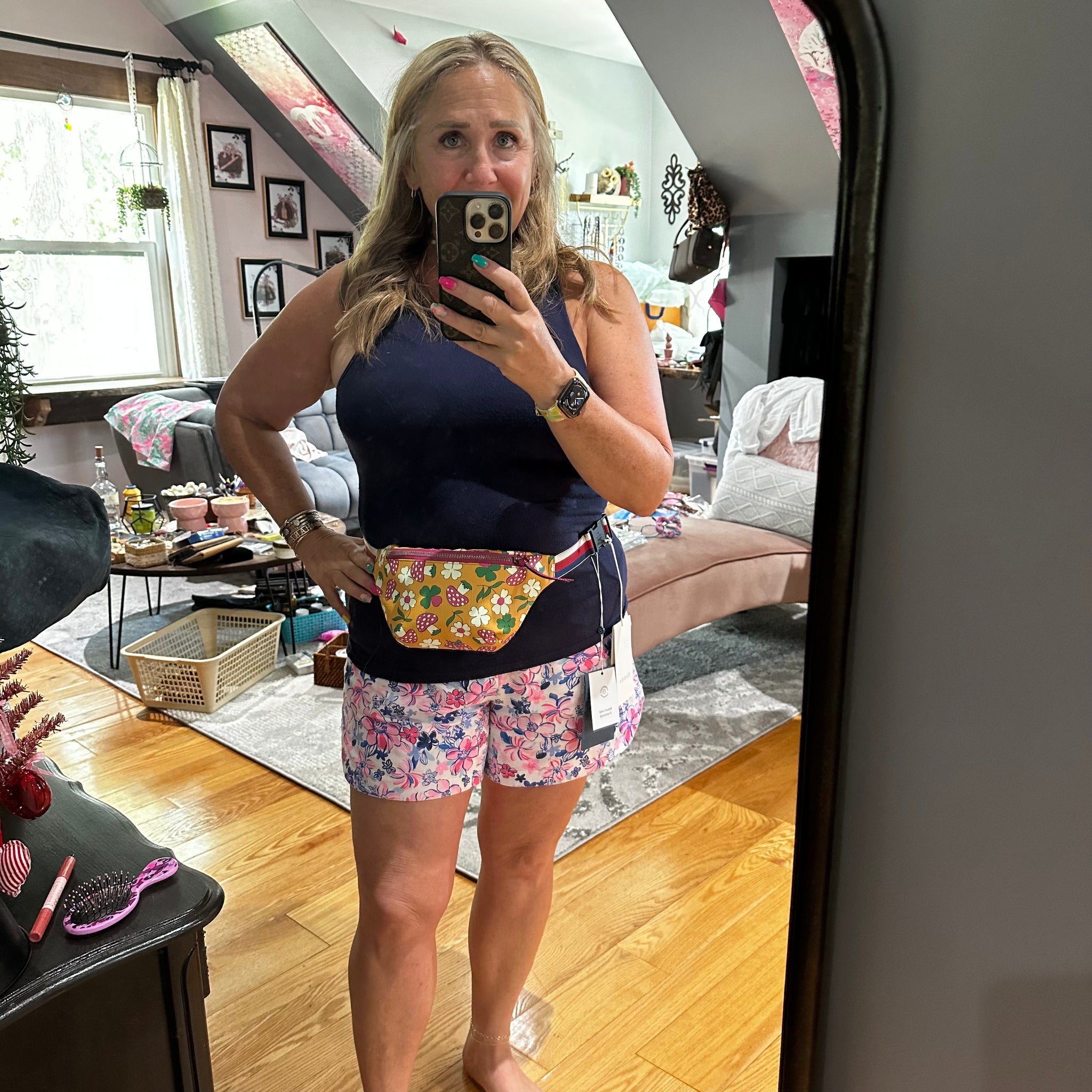 Gucci floral fanny pack best sale