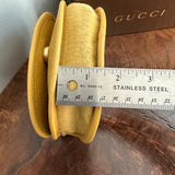 The Junco Crossbody/Belt Bag - Vintage Gucci Horsebit in Yellow Suede
