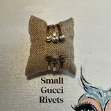 Double Rivet Bangle Bracelets - Gucci and LV