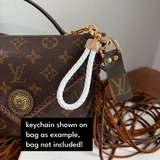 Upcycled Louis Vuitton Key Chain / Bag Charm