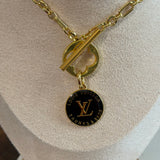 Upcycled LV Necklace
