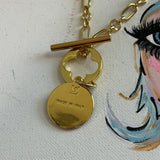 Upcycled Small Black LV Trunks & Bags Necklace
