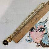 Upcycled Small Black LV Trunks & Bags Necklace