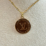 Upcycled Louis Vuitton Necklace