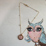 Repurposed LV Keyring with LV Skittle Necklace