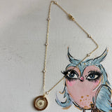 Repurposed LV Keyring with LV Skittle Necklace