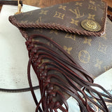 The Western Fringe Junco Crossbody - Vintage Monogram LV