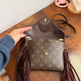 The Western Fringe Junco Crossbody - Vintage Monogram LV