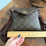 The Western Fringe Junco Crossbody - Vintage Monogram LV