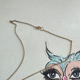Upcycled Gucci Butterfly Charm Necklace