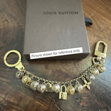 Upcycled LV Bag Charm Earrings