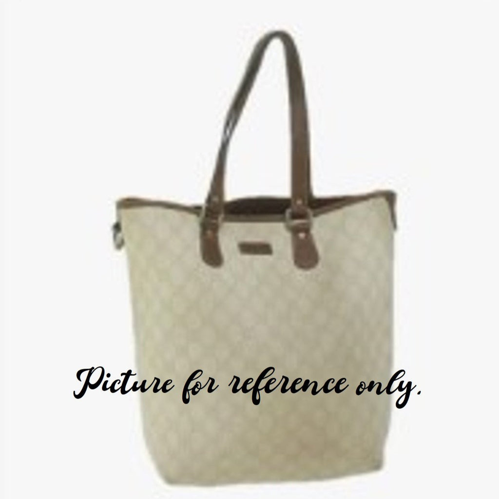 Adjustable Bracelet Cuff in Upcycled Cream GG