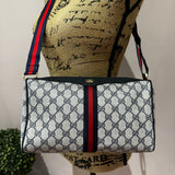 The Junco - Navy Vintage GG Shoulder/Crossbody Bag